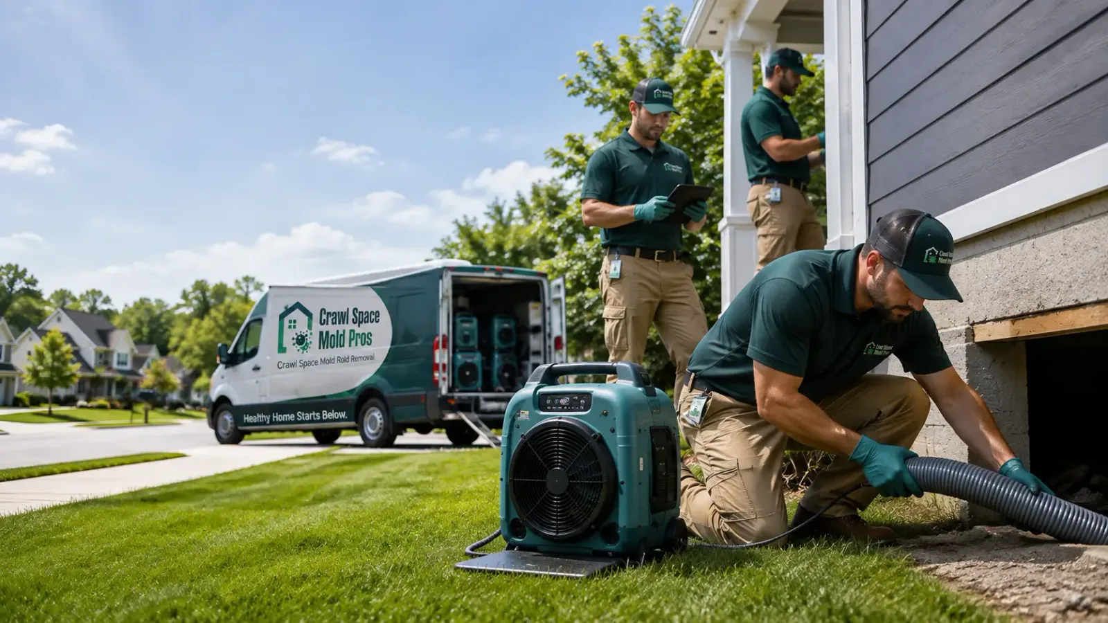 Crawl Space Mold Removal in Burns, OR